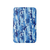 Blauhaie-Muster Badematte (Vorderseite Vertikal)