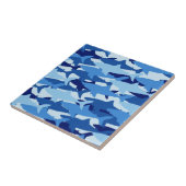Blauhaie-Muster Fliese (Seite)