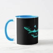Blauhaie Tasse (Links)