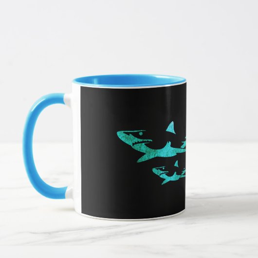 Blauhaie Tasse (Links)
