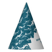 Blauhais-Jungen-Geburtstagsparty Partyhütchen (Links)