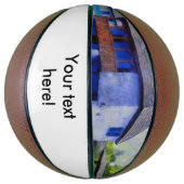 Blauhausmalerei Basketball (Vertikal)