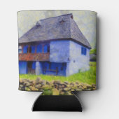 Blauhausmalerei Dosenkühler (Rückseite)