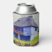 Blauhausmalerei Dosenkühler (Kanne Rückseite)