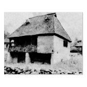 Blauhausmalerei Gummistempel (Prägung)