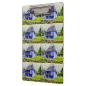 Blauhausmalerei Klemmbrett (Links)