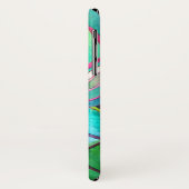 Blauhawaii Tropische Blattfolienkunst Case-Mate iPhone Hülle (Hinten/Links)