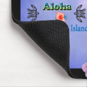 Blauhawaiianische Inselkarte Mousepad (Ecke)