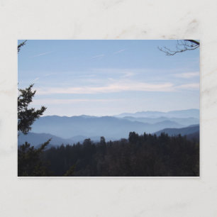 Blauhaze-Smoky-Gebirge Postkarte
