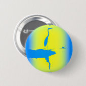 Blauhelm bei Sonnenaufgang Button (Vorne & Hinten)