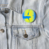 Blauhelm bei Sonnenaufgang Button (Beispiel)