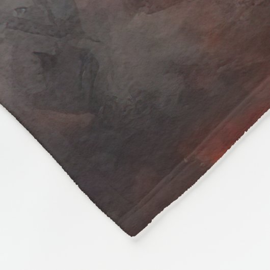 Blauhelm im Herbst Inspiriert Fall Fleecedecke (Ecke)