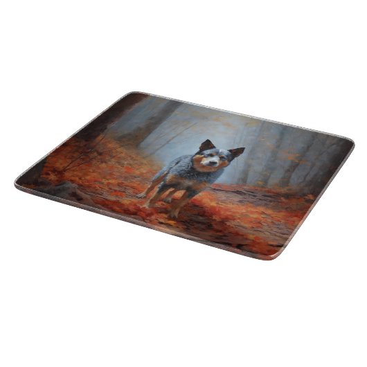 Blauhelm im Herbst Inspiriert Fall Schneidebrett (Ecke)