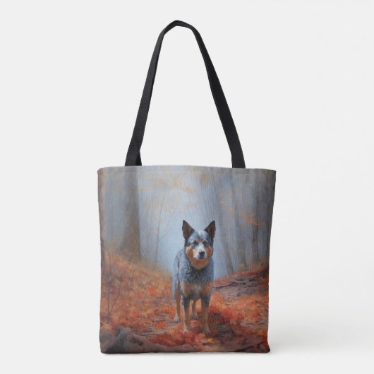 Blauhelm im Herbst Inspiriert Fall Tasche (Rückseite)
