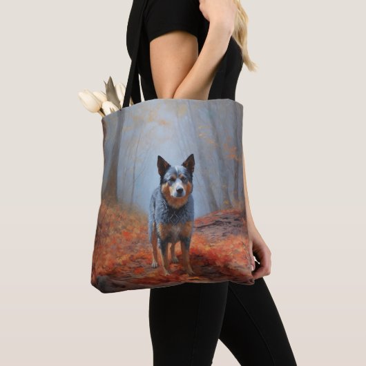 Blauhelm im Herbst Inspiriert Fall Tasche (Von Nahem)