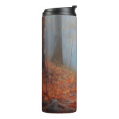 Blauhelm im Herbst Inspiriert Fall Thermosbecher (Nach links gedreht)