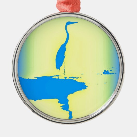 Blauhelme Ornament Aus Metall (Vorne)