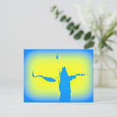 Blauhelme Postkarte (Stehend Vorderseite)