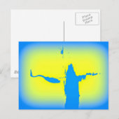 Blauhelme Postkarte (Vorne/Hinten)