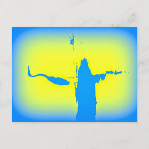 Blauhelme Postkarte