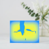 Blauhelme Postkarte (Stehend Vorderseite)