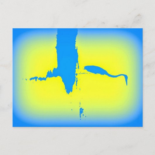 Blauhelme Postkarte (Vorderseite)