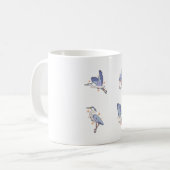 Blauhelmpackung Kaffeetasse (Vorderseite Links)