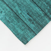 Blauholz Fleecedecke (Ecke)