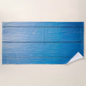 Blauholztextur Strandtuch (Vorderseite)