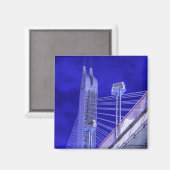 Blaujiefang-Brücke Magnet (Vorderseite/Rückseite)