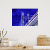 Blaujiefang-Brücke Poster (Küche)