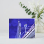 Blaujiefang-Brücke Postkarte (Stehend Vorderseite)