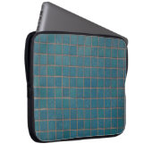 Blaukacheln Laptopschutzhülle (Vorne Rechts)
