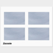 Blaukaddy-Look-like Leather Rechteckiger Aufkleber (Blatt)