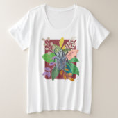 Blaukäfer Große Größe T-Shirt (Design vorne)