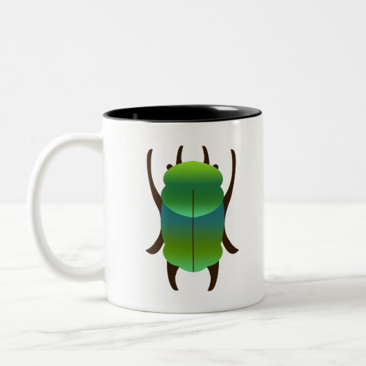 Blaukäfer Zweifarbige Tasse (Links)