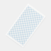 Blaukariert Serviette (Ecke)