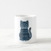 Blaukatze (1) kaffeetasse (Mittel)