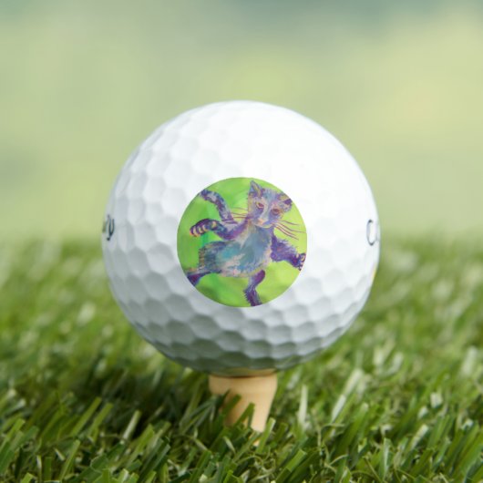 Blaukatzenbälkchen Golfball (Insitu T-Shirt)