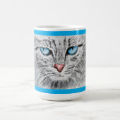 Blaukatzenportrait Kaffeetasse (Mittel)