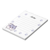 Blaukawaii-Notizblock Notizblock (Rotiert)