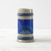 Blaukehlchen Bierglas (Mittel)