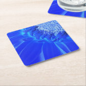 Blaukehlchen Rechteckiger Pappuntersetzer (angewinkelt)