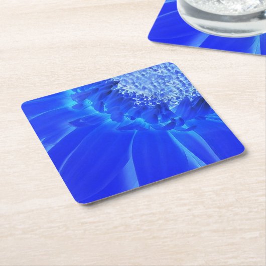 Blaukehlchen Rechteckiger Pappuntersetzer (angewinkelt)