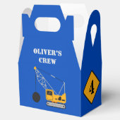 Blaukinderbaupapier Geschenkschachtel (Geöffnet)