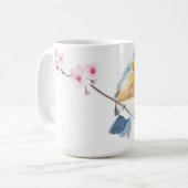 Blaukirschblüten-Tasse Kaffeetasse (Vorderseite Links)