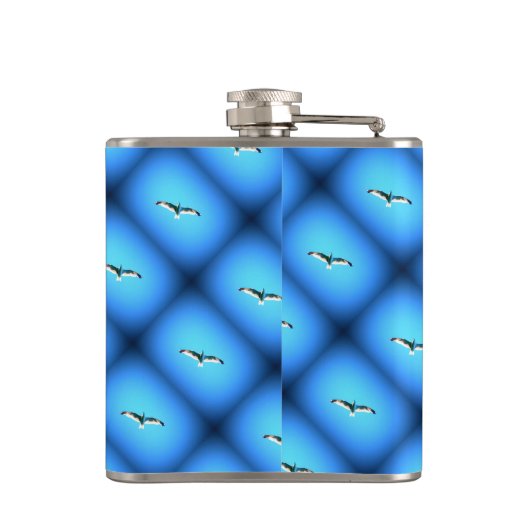 Blaukolben Flachmann (Rückseite)