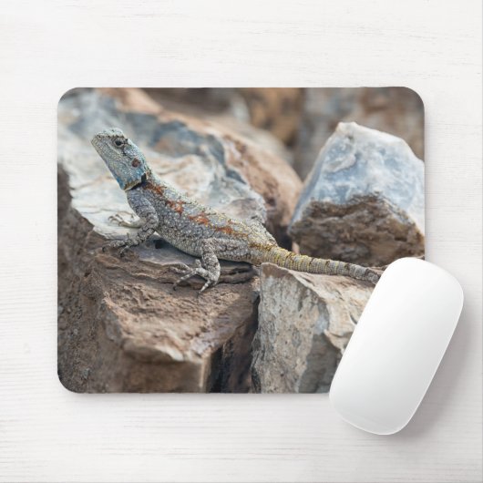 BlaukopfAgama Mousepad (Mit Mouse)