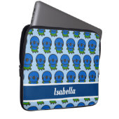 Blaukopfpapagei Laptopschutzhülle (Vorne Rechts)