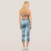 Blaukoralle Capri Leggings (Rückseite)